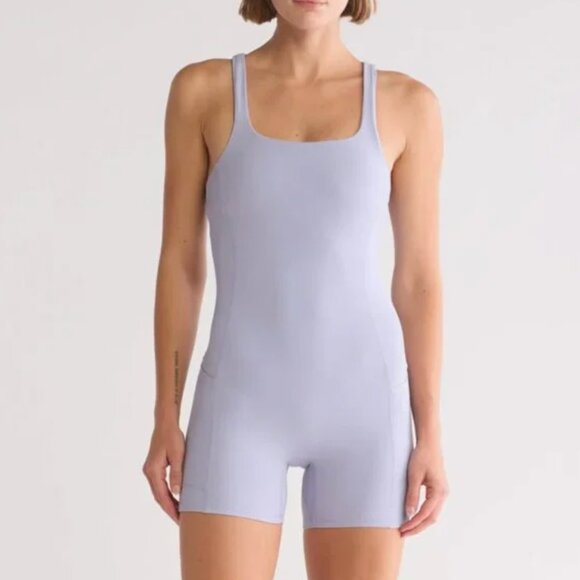 NWT Free People Never Better Runsie Romper X-Small, PLATINUM - Picture 6 of 11